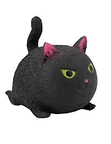 Антистресс мяшка Коты в сетке с подвесом (15-2600-8229) (3+)  черный