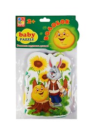 Игровой набор Мягкие пазлы Baby Puzzle Сказки Колобок (VT1106-36) (2+)