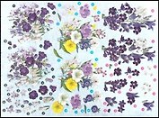 Аппликация бум. вырубн., для объемн. рис., 210х297мм, серия "Цветы" G82097