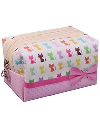 Косметичка на молнии Кошки 16*8см (ПВХ бокс) 12-11847-1220-6