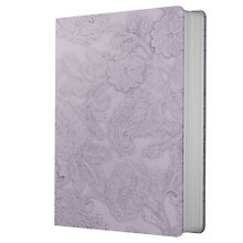 Записная книжка «Jade. Фиалковый» А6+, 80 листов в клетку, экокожа, Listoff
