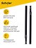 Ручка шариковая Schiller, Slim Glide, черная 0,7 мм - 1