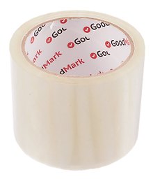 Лента клейкая упаковочная прозрачная, 75 мм х 60 м, GoodMark
