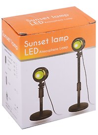 Настольная LED Лампа Rainbow (радуга) (11,5х11,5х27см) (пластик) (коробка)