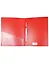 Папка-скоросшиватель "Hor Lines" пластик 0,7мм, красная - 1