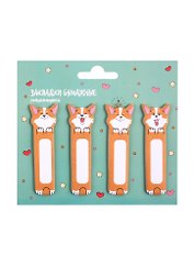 Закладки самоклеящиеся "Corgi's life"