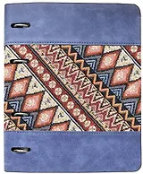 Тетрадь на кольцах в клетку InFolio, Study, 120 листов, синяя