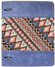 Тетрадь на кольцах в клетку InFolio, Study, 120 листов, синяя