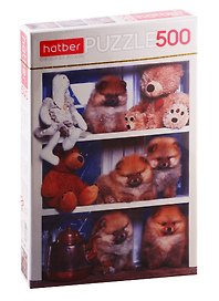 Пазл HATBER 500 эл. 340х460мм.Пушистые друзья