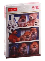 Пазл HATBER 500 эл. 340х460мм.Пушистые друзья