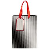 Подарочный пакет «Black stripes» А5 - 1