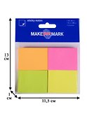 Набор блоков для записей «Make your mark», неоновые,  4 по 100 листов, 5 х 3.8 см - 2