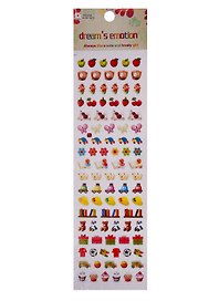 Наклейки PVC Эмоции, микс GF-001-003