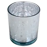 Подсвечник Звездочки (серебро) (стекло) (8х7)