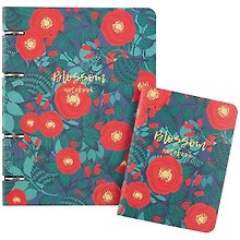 Тетрадь на кольцах «Retro flowers» 80 листов в клетку, А5, сменный блок - Be Smart