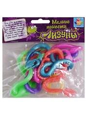 1toy Мелкие пакости Лизуны змейка (Т52284) (20 см) (упаковка/12шт) (3+)