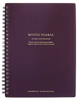 Тетрадь 96 листов в клетку "Blossom", коричневый, на спирали