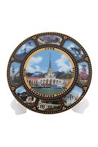Магнит-тарелка с подставкой Сочи (фарфор) (7см) (026-7K8-135-2)