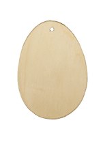 Заготовка Бирка яйцо (h 10 см) (HY110013) (упаковка)