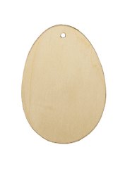 Заготовка Бирка яйцо (h 10 см) (HY110013) (упаковка)