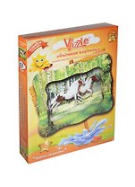 Объемная картинка Vizzle Дикие скакуны (К0004) (250х195) (17дет.) (Kids) (5+) (коробка)