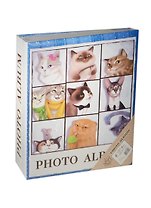 Фотоальбом 50л 26*29см Котики листы с клеевым покрыт. и пленкой ПВХ 38810