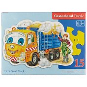 Пазл Castorland Грузовик 15 деталей Размер собранной картинки: 22,8*14,8см.