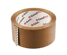 Лента клейкая упаковочная, коричневая, 48 мм х 60 м, GoodMark