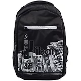 Рюкзак Hatber BASIC STYLE -Паркур- 41х30х15 см полиэстер светоотраж. 2 отделения 3 кармана  