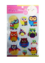 Наклейки 3D Совы (11-02415-MX-01)