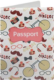 Обложка для паспорта Hipster светлый (ПВХ бокс)
