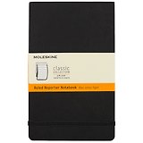 Книга для записей Moleskin Reporter, мягкая обложка, чёрная, 96 листов, А5