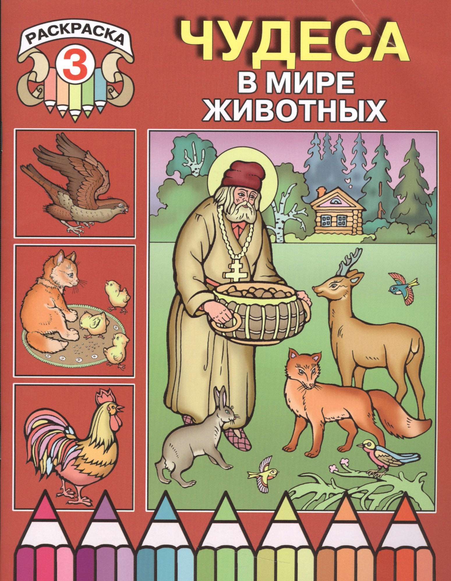 

Чудеса в мире животных. Раскраска 3