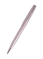 Ручка шариковая Parker, Sonnet Sand Blasted Stainless Steel, подарочная черная