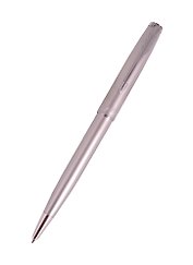 Ручка шариковая Parker, Sonnet Sand Blasted Stainless Steel, подарочная черная