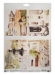 Декупажная карта "Street" (A4S0014) (20х30см) (упаковка)