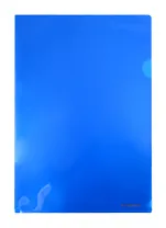 Папка-уголок А4 пластик 0,18, непрозрачная Glossy Ice Metallic