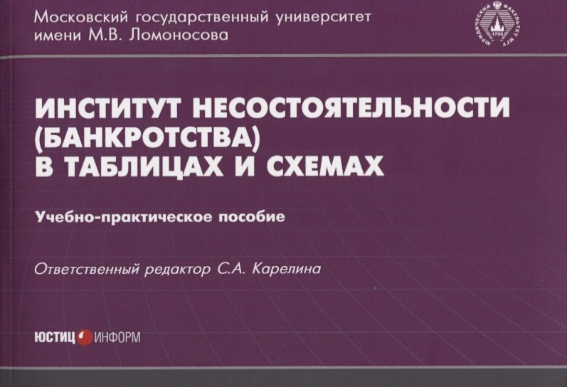   Буквоед Институт несостоятельности банкротства в таблицах и схемах Уч.-метод. пос. (м)