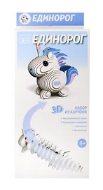 Сборная модель «Набор из картона Единорог», (069)