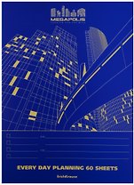 Планинг недатированный А4 60 листво "Megapolis EVERY DAY"
