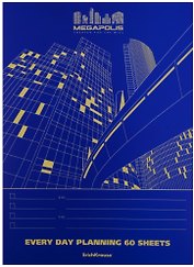 Планинг недатированный А4 60 листво "Megapolis EVERY DAY"