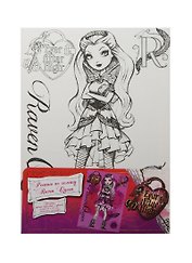 Набор Роспись по холсту Raven Queen Ever After High (26155) (20х30см) (краски акрил./5цв.+кисточка+палитра) (3+) (упаковка)