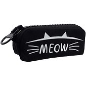 Пенал с большой молнией "Meow", 21.5 х 10.5 см - 0