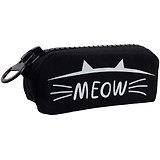 Пенал с большой молнией "Meow", 21.5 х 10.5 см