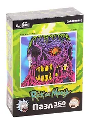 Пазл Рик и Морти. Чудовище.ORIGAMI/Оригами 360эл 05350