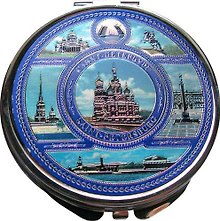 Зеркальце "Спас-на-Крови"(d=7см)