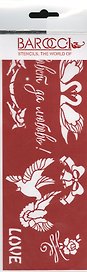 Трафарет универсальный Лебеди (ТУ-47) (8,5х23)