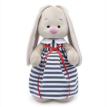 Игрушка мягкая Budi Basa, Зайка Ми в платье в полоску (большой) (В1) StM-315