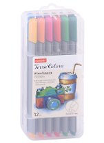 Ручки линеры 12цв "Terra Colora. Travel" пластик.кейс, Hatber