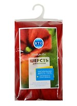 Шерсть для валяния РТО 7 (красная) (WF50/07) (Create for Fun)